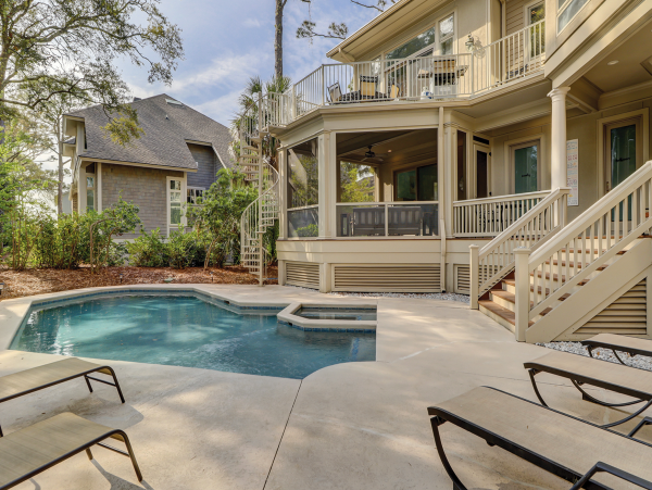 Luxury All the Way Hilton Head 5 Bedroom Pool Home Sleeps 16